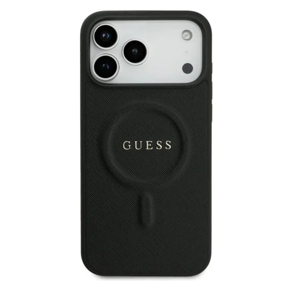 Guess Iphone 17 Pro Max Magsafe Leather Case With Classic Logo